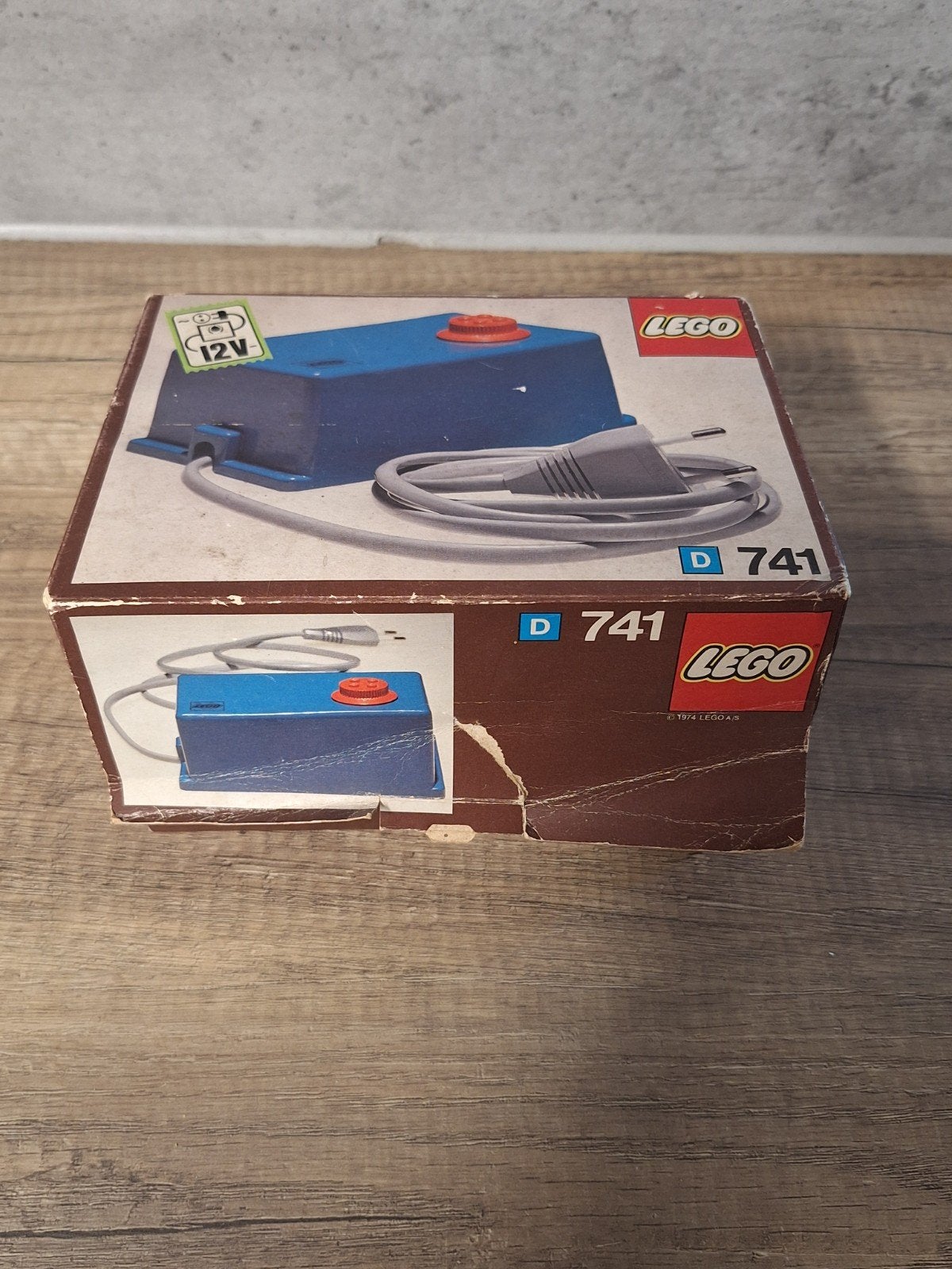 Lego 12V Transformator D 741 in originele doos, Gebruikt, Lego, Accessoire, Ophalen of Verzenden