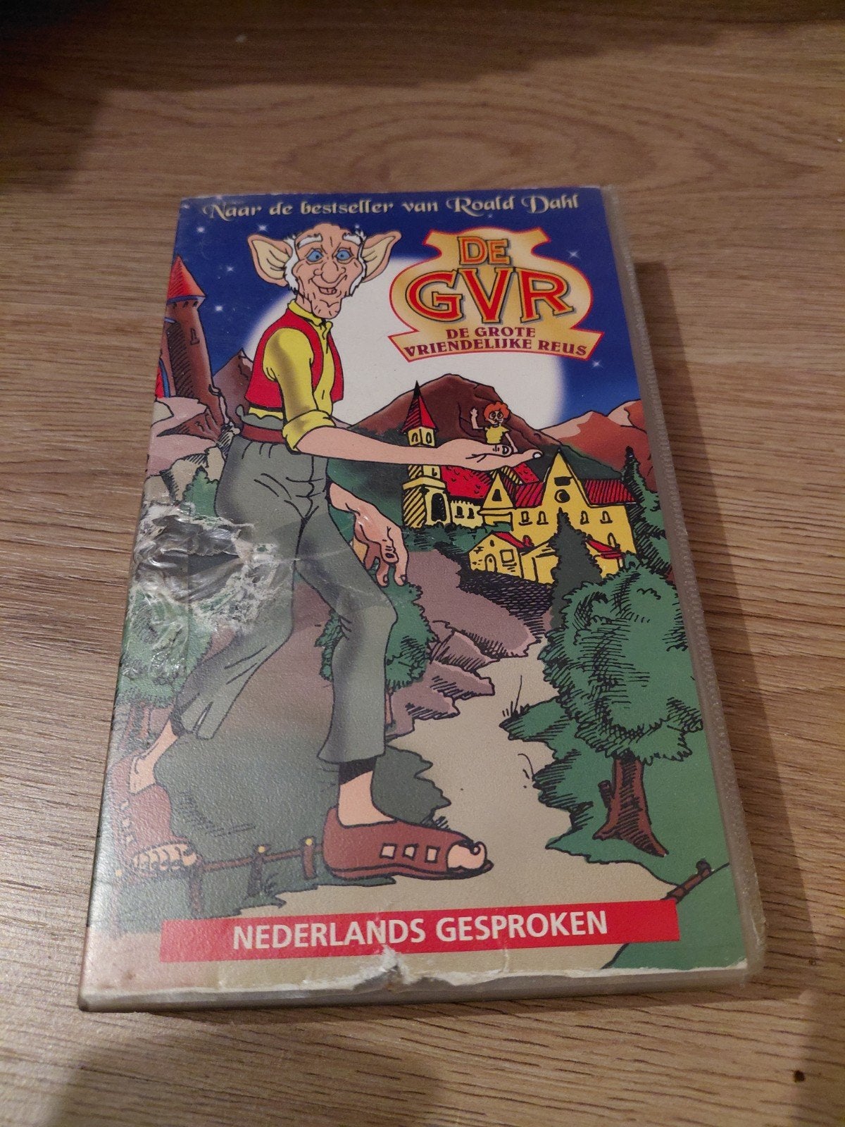 De GVR Grote Vriendelijke Reus videoband., Gebruikt, Tekenfilm, Alle leeftijden, Ophalen of Verzenden