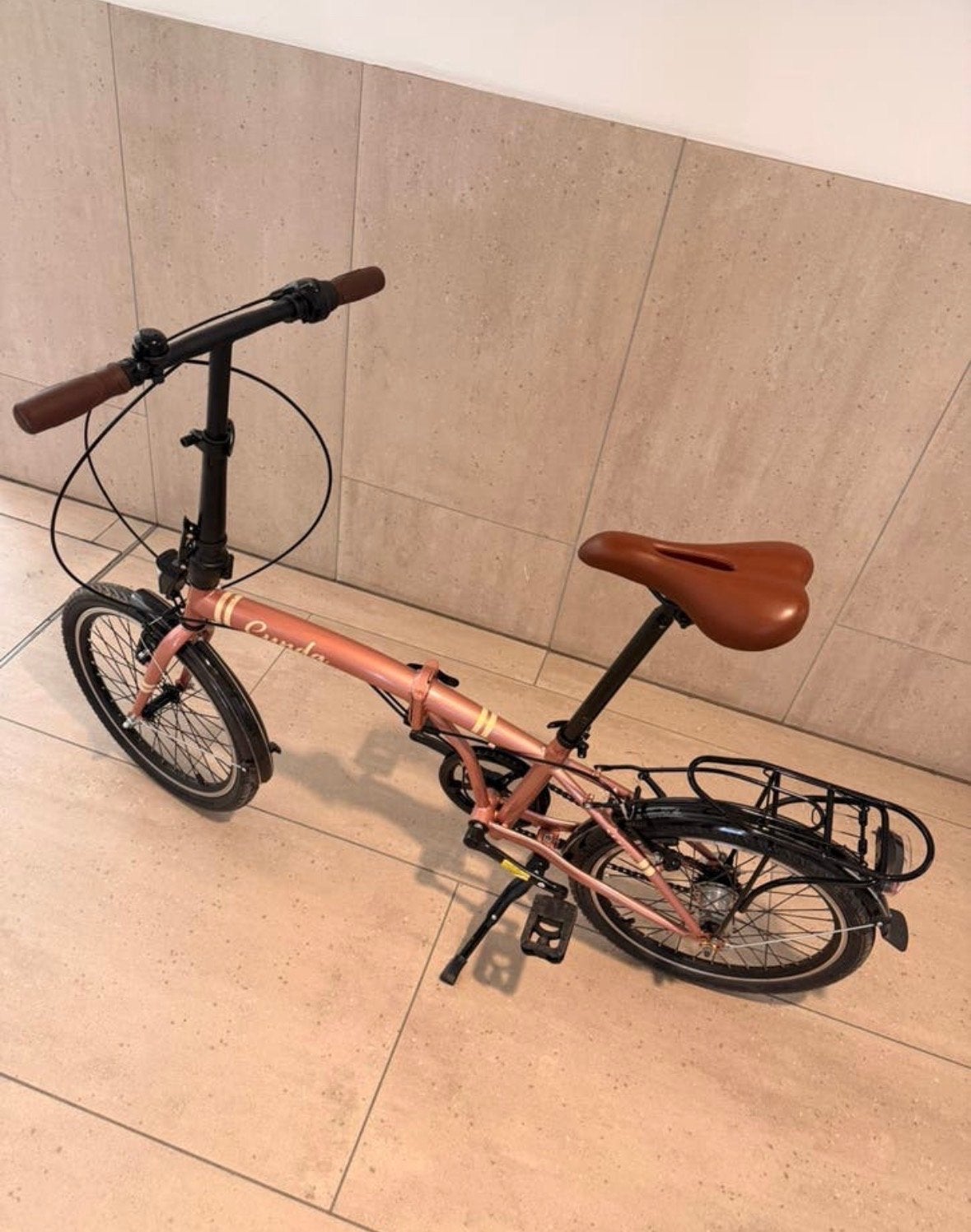 Cunda Opvouwbare Fiets - Zo goed als nieuw, Fietsen en Brommers, 20 inch of meer, Velgrem, Versnellingen, Zo goed als nieuw