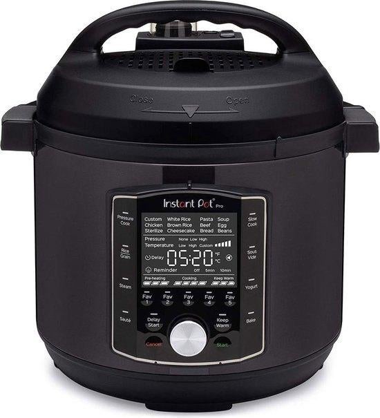 Instant Pot Pro Multicooker 10-in-1 6 qrts 5.7 L 5,7L, Keramische plaat, Zo goed als nieuw, Rvs, Ophalen