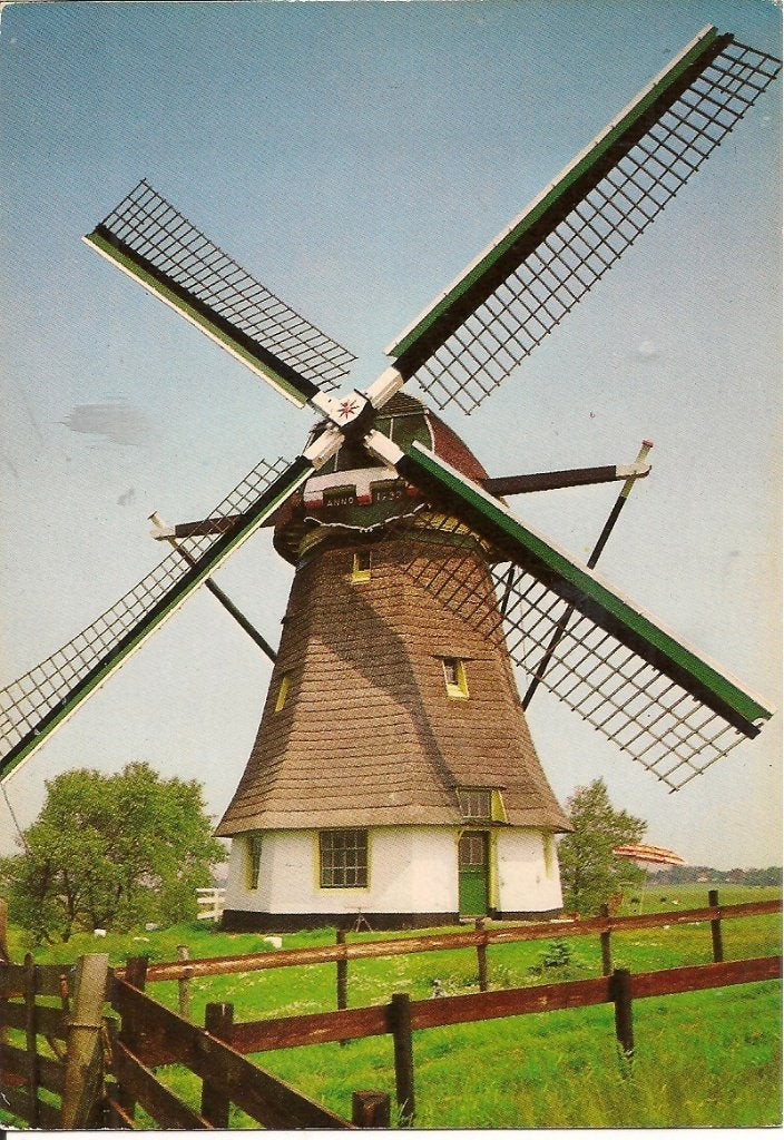 Ansichtkaart Molen Anno 1720, St. Michielsgestel, Ophalen of Verzenden, 1980 tot heden, Gelopen, Noord-Brabant