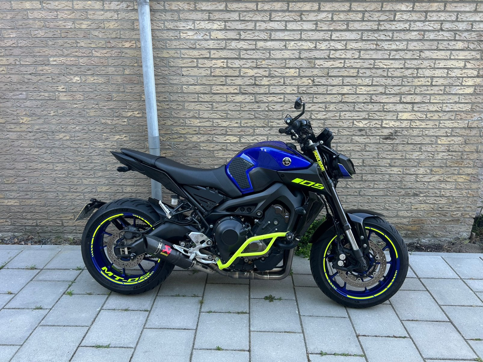 Yamaha MT09 2019 Akraprovic, 849 cc, Motorrijbewijs A, Gebruikt, 3 cilinders
