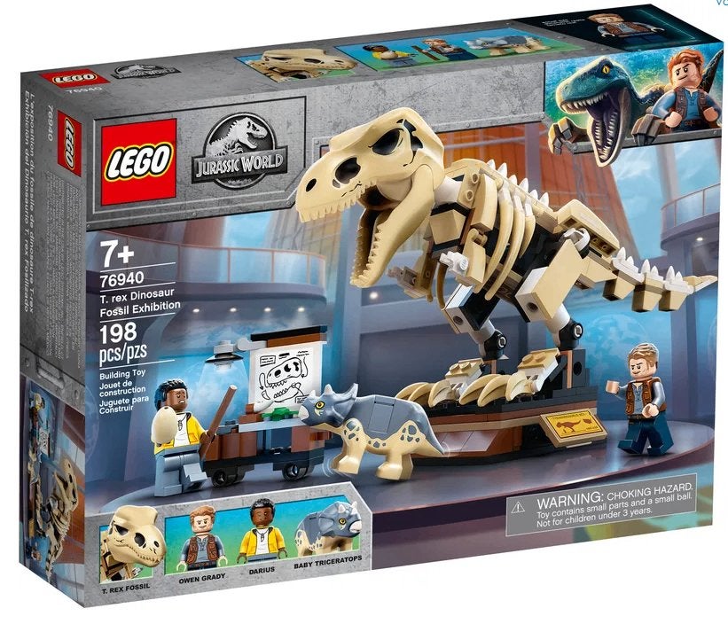 Lego jurassic World dinosaurusfossiel van T. rex (76940), Jurassic World, Nieuw, Ophalen of Verzenden, Complete set