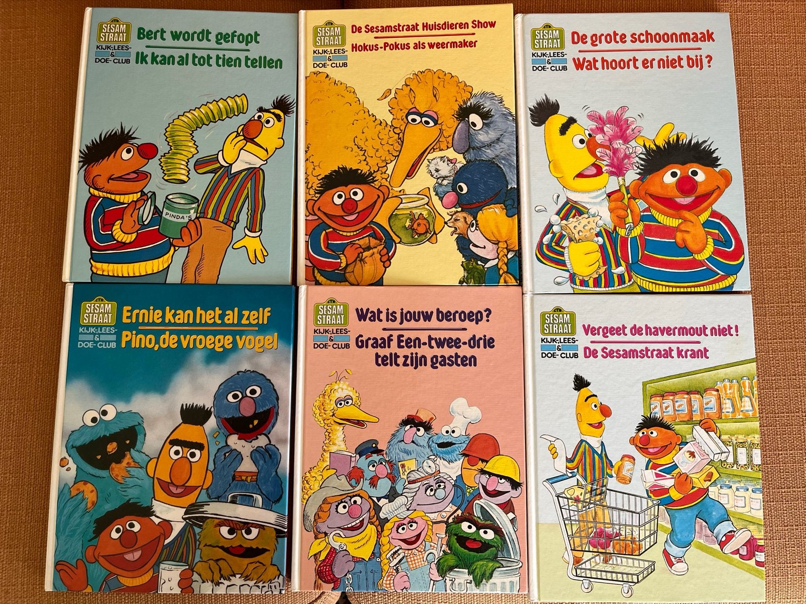 Lekturama Sesamstraat boeken - Vintage collectie, Boeken, Ophalen of Verzenden, Gelezen, Fictie algemeen