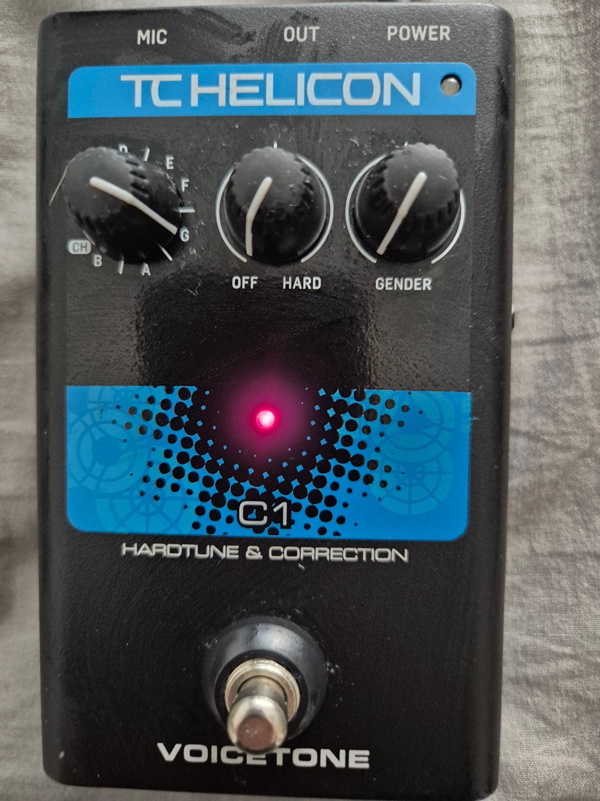 TC Helicon VoiceTone C1 Hardtune & Correction Vocal Effect, Ophalen, Zo goed als nieuw, Overige typen