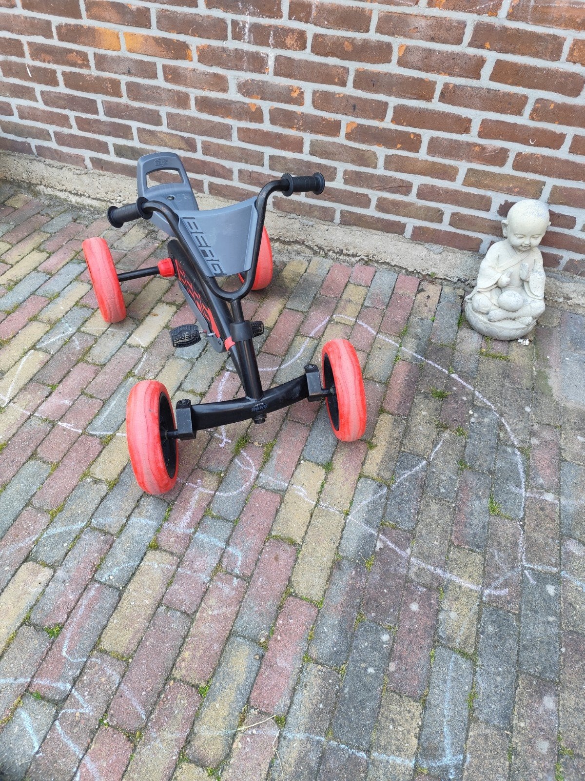 BERG skelter / trapauto – stoere zwart-rode uitvoering, Ophalen