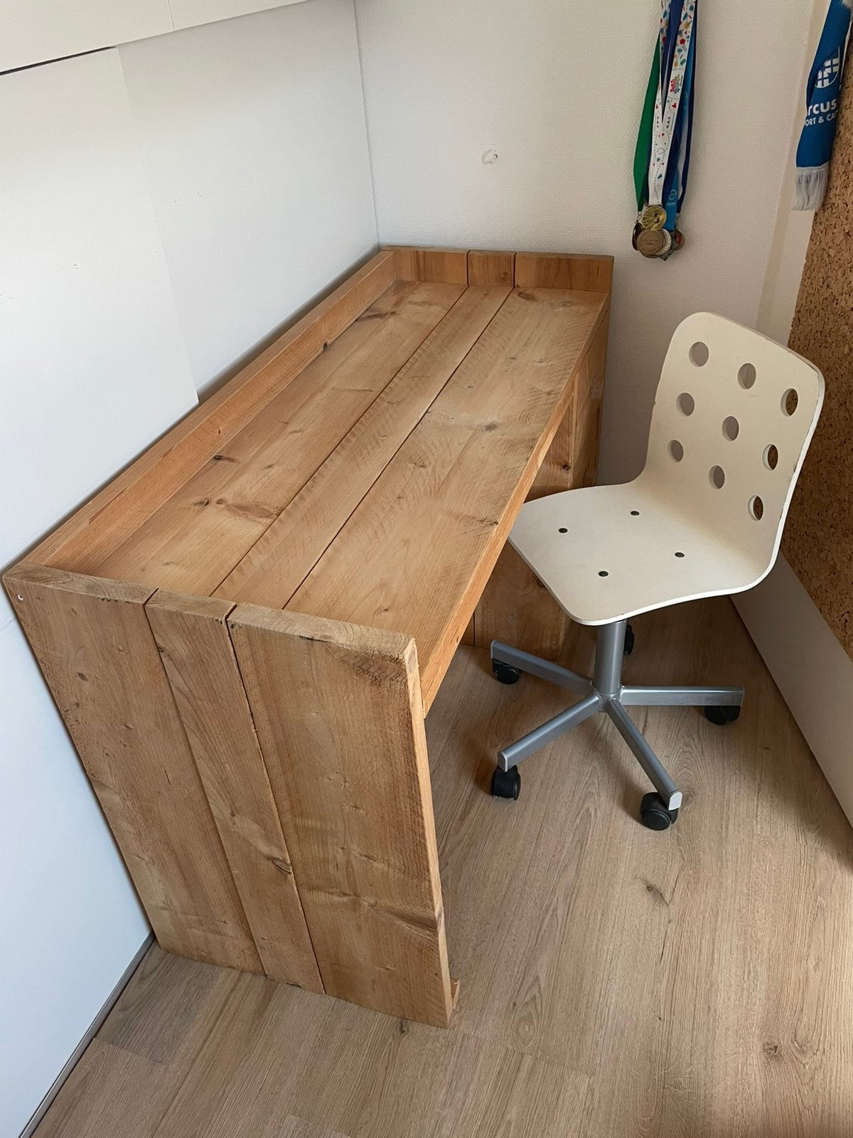 Bureau met bureaustoel, Gebruikt, 120 cm, 48 cm, Kinderbureau