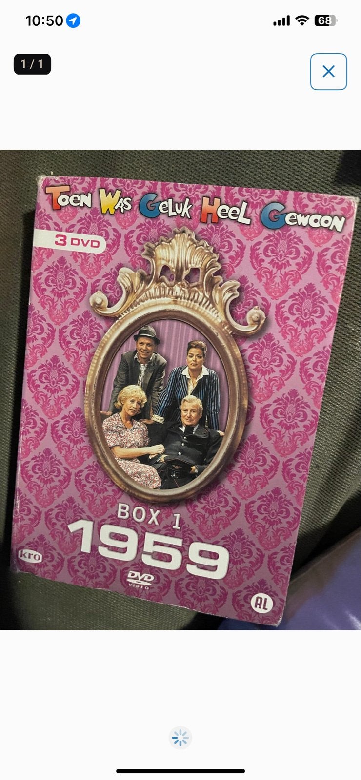 Toen Was Geluk Heel Gewoon - Box 1 (1959) - 3 DVD, Cd's en Dvd's, Gebruikt, Seizoen 1, Alle leeftijden, Komedie