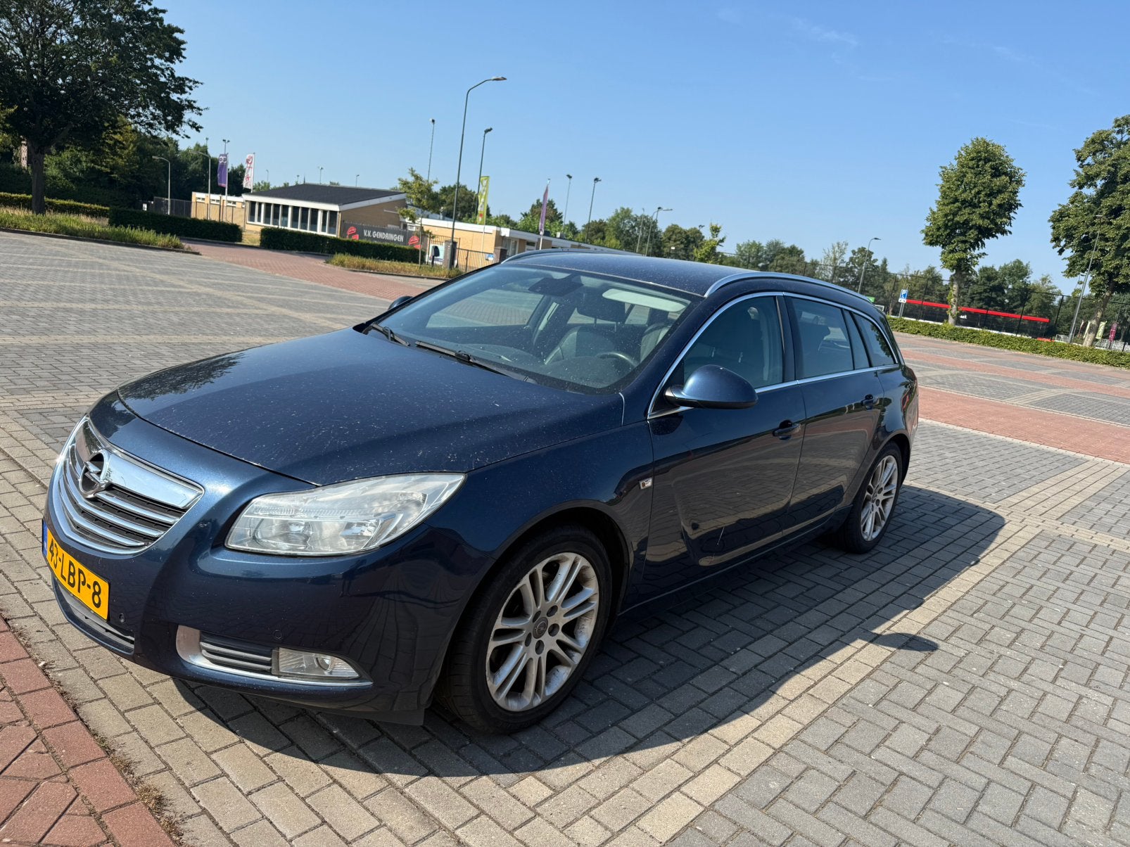 Opel Insignia 1.6 Turbo Ecotec lees tekst 180pk 2010 Blauw, Auto's, Zwart, 4 cilinders, Handgeschakeld, Particulier
