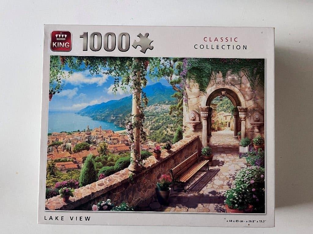 Puzzel King Classic Collection 'Lake View' 1000 stukjes, Ophalen of Verzenden, 500 t/m 1500 stukjes, Zo goed als nieuw
