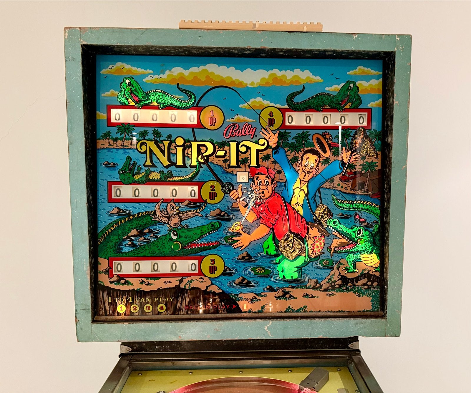Bally Nip-It Flipperkast - Vintage Mechanisch Spel, Ophalen, Gebruikt, Mechanisch, Bally