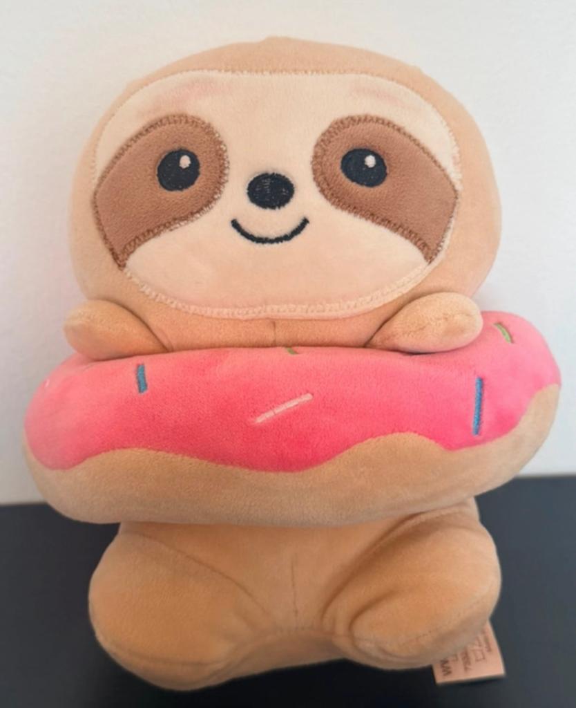 Kawaii knuffel met donut, Ophalen of Verzenden, Zo goed als nieuw, Overige typen