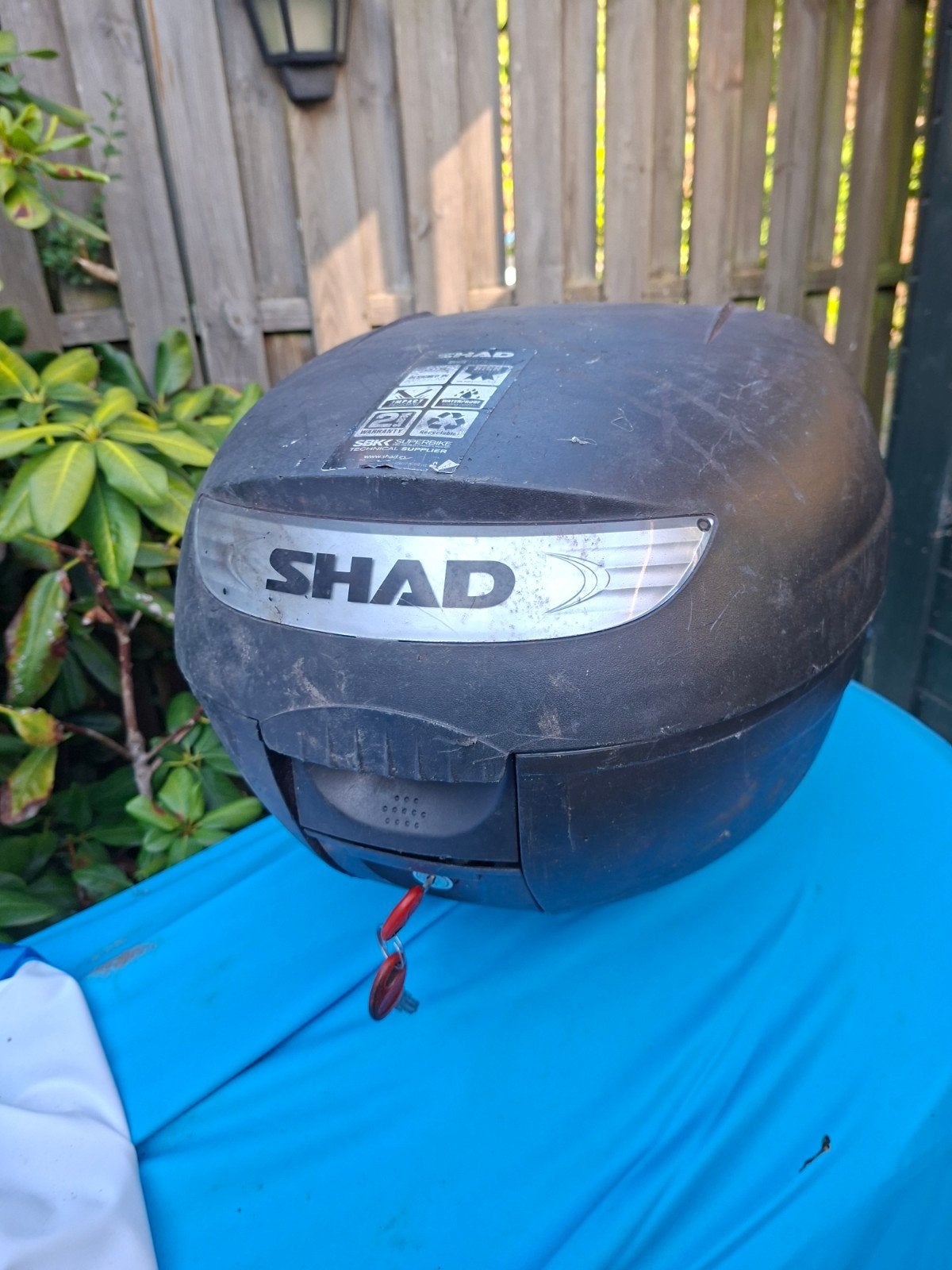 te koop n koffer voor de brommer of motor, Motoren, Accessoires | Koffers en Tassen, Ophalen of Verzenden