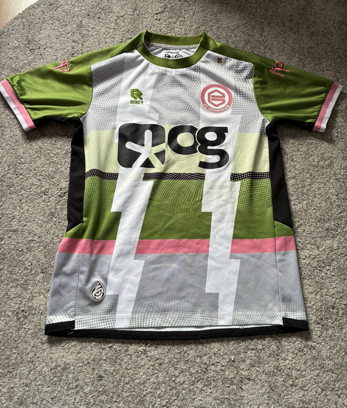 Fc groningen 3e shirt 22/3 maat S, Ophalen of Verzenden, Zo goed als nieuw, Overige binnenlandse clubs, Shirt