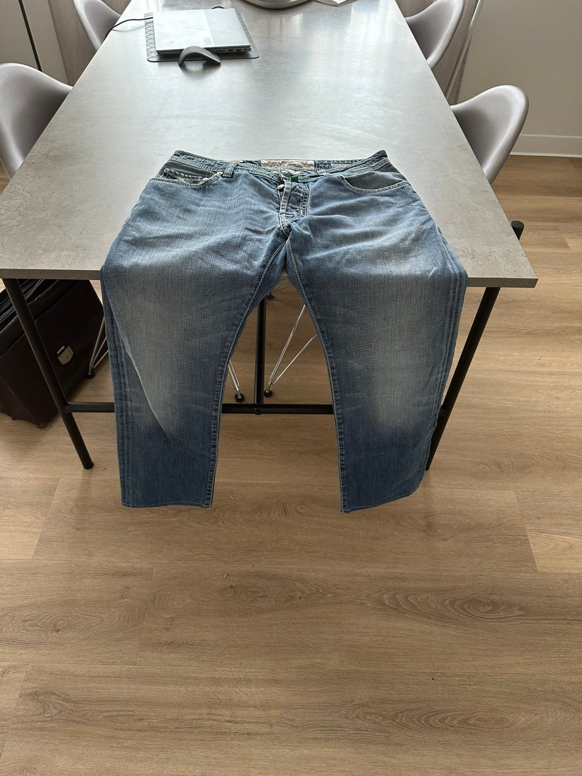 Jacob Cohen maat 34, Kleding | Heren, Ophalen of Verzenden, Gedragen, Blauw, W33 - W34 (confectie 48/50)