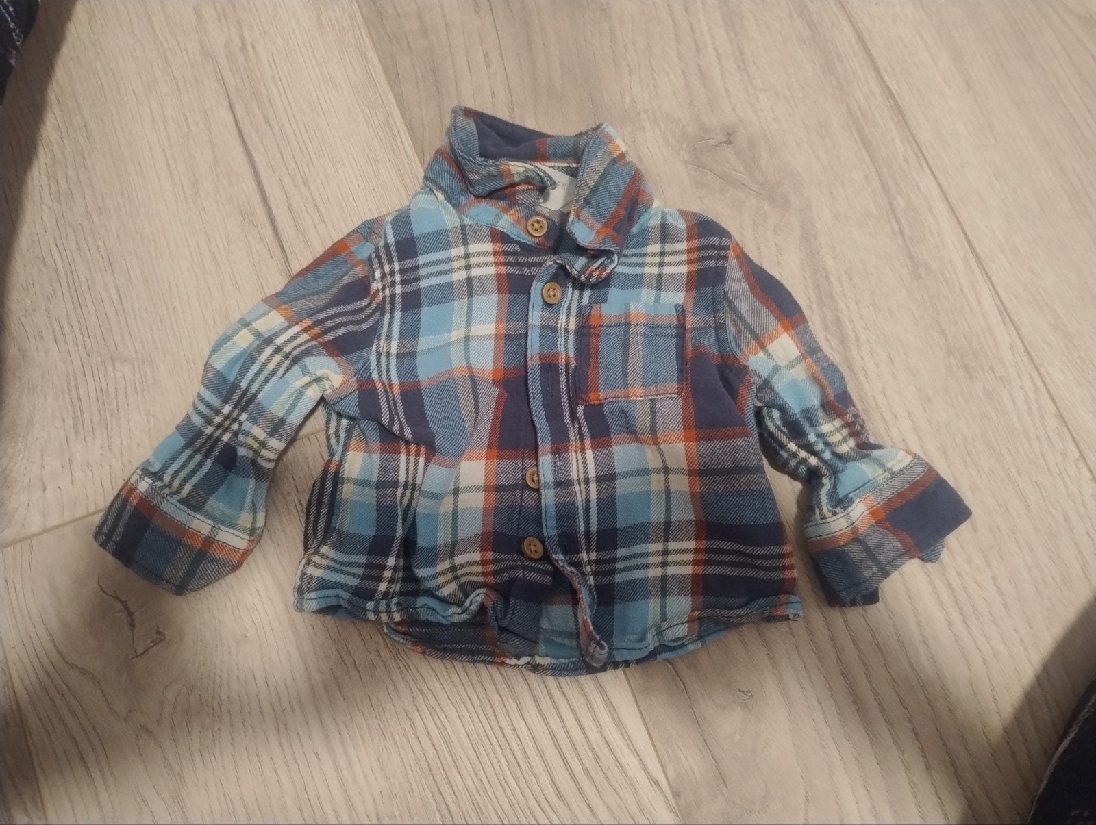 Primark geruit overhemdje voor baby's (0-3 maanden), Jongetje of Meisje, Ophalen of Verzenden, Zo goed als nieuw, Overhemdje of Bloesje