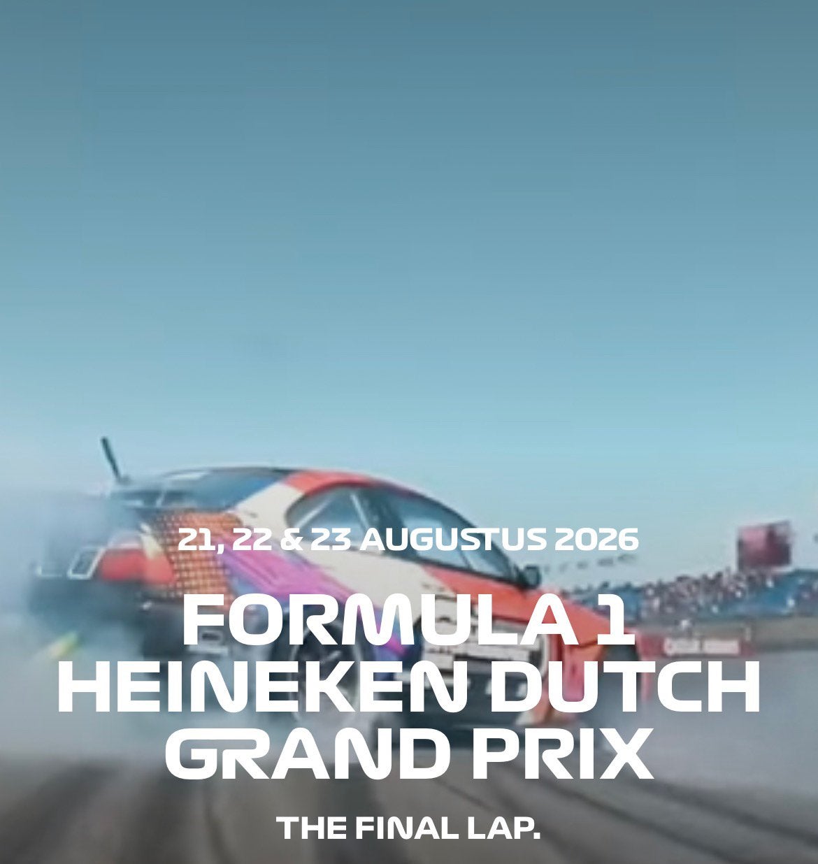 2 Tickets Grand Prix Zandfoort Pit Grandstand, Twee personen