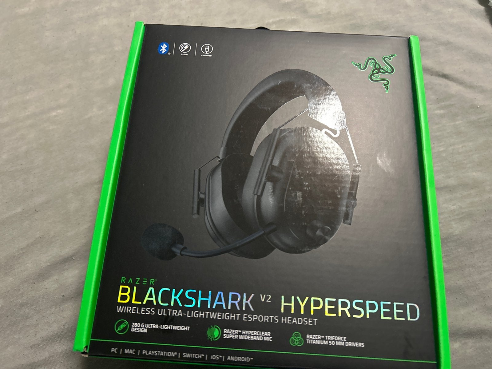 Razer BlackShark V2 HyperSpeed Wireless Gaming Headset, Gaming, Nieuw, Ophalen of Verzenden, Razer