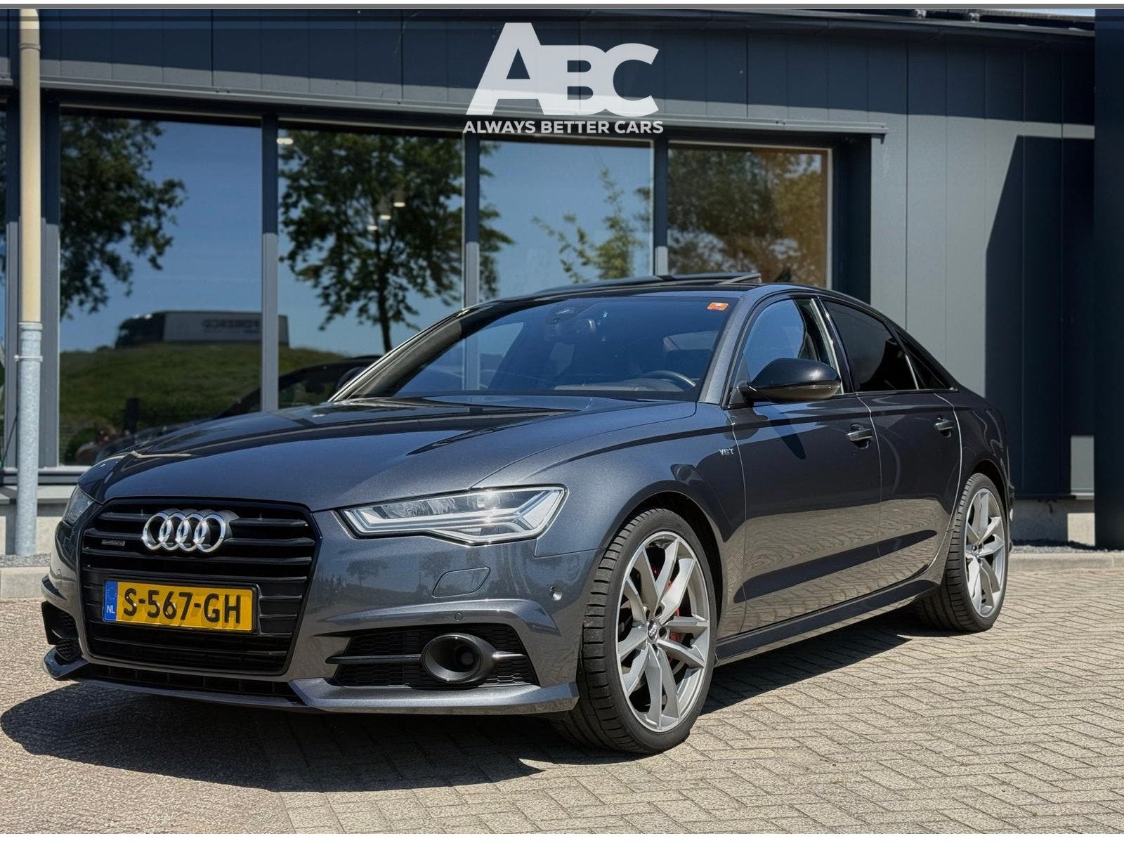 Audi A6 Limousine 3.0 TDI BiT quattro Competition HUD / B&O, Auto's, Audi, Automaat, Gebruikt, Automatische klimaatregeling, Leder