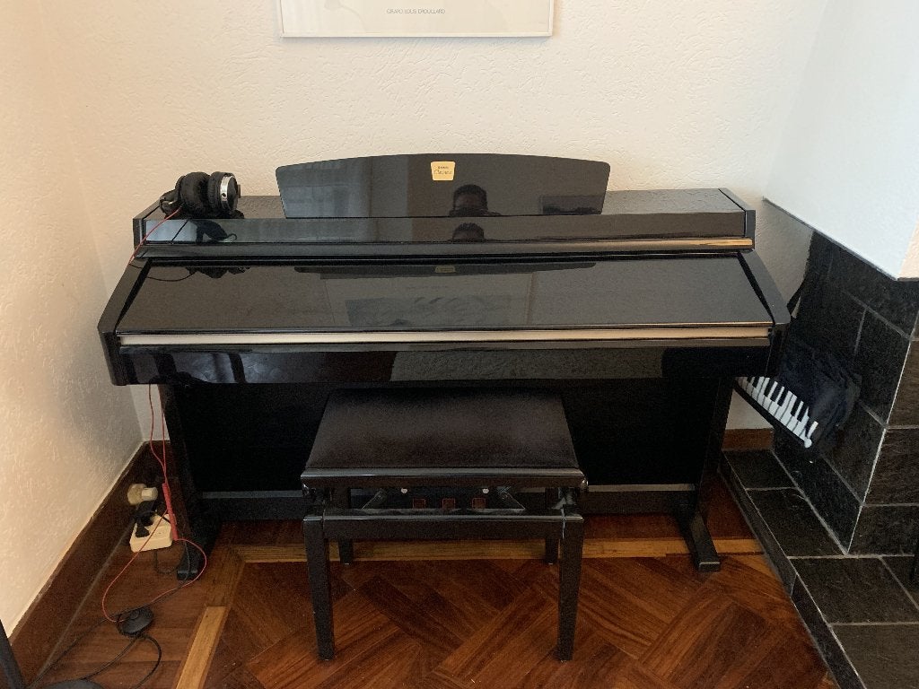 Yamaha Clavinopa CLP 240 - digitale piano, Muziek en Instrumenten, Gebruikt, Zwart, Ophalen of Verzenden, Piano