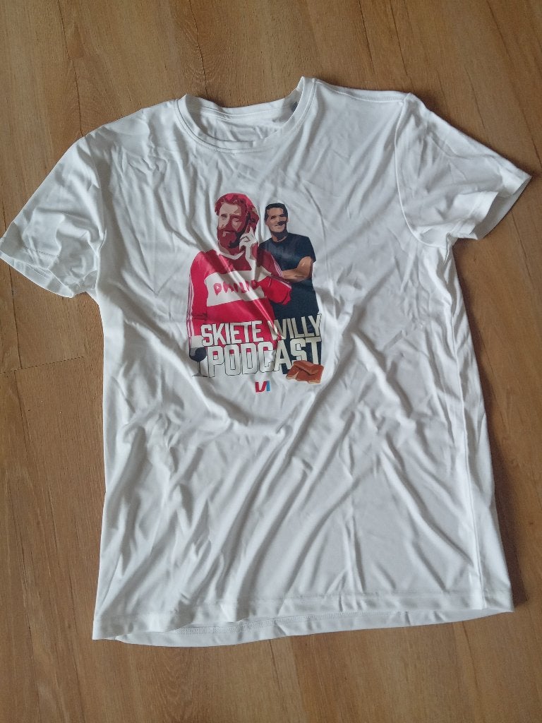 Skiete Willy Podcast (PSV) t-shirt in de maat L, Ophalen of Verzenden, Nieuw, PSV, Shirt