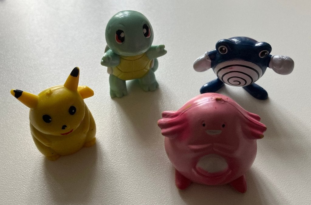 pokemon - poppetjes - verzamel poppetjes - pokemon figuren, Ophalen of Verzenden, Zo goed als nieuw