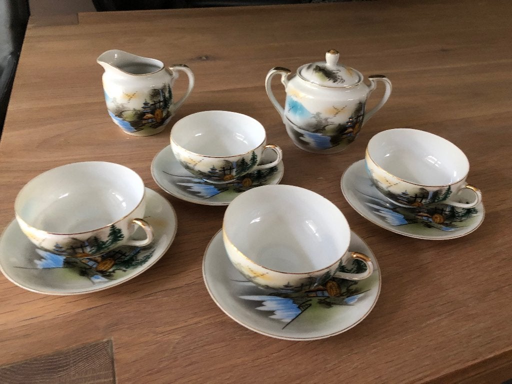 Mooi Chinees theeservies, 6 delig, Ophalen of Verzenden