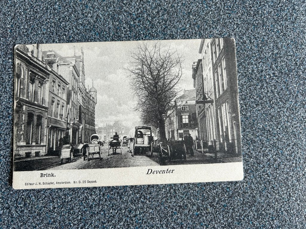 Ansichtkaart Deventer, Verzamelen, Ansichtkaarten | Nederland, Ophalen, Voor 1920, Ongelopen, Overijssel