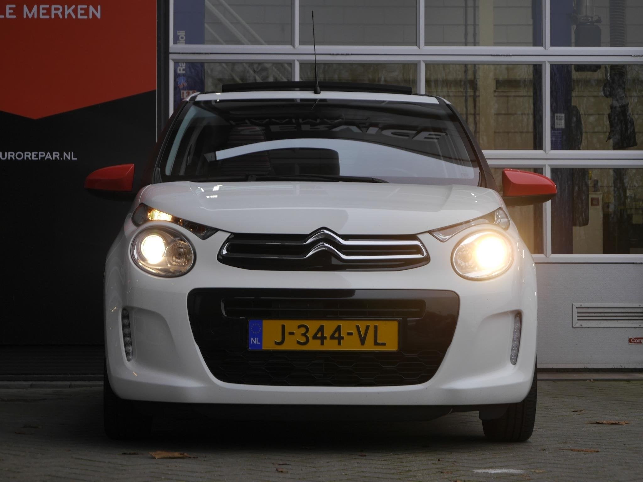 Citroen C1 1.0 VTi Airscape Shine | Cabrio dak | Achteruitri, Auto's, Voorwielaandrijving, Stof, Gebruikt, Euro 6