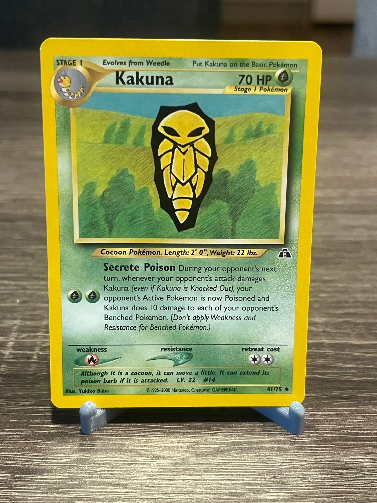 Kakuna (41/75) - Neo Discovery - EX, Ophalen of Verzenden, Zo goed als nieuw, Losse kaart