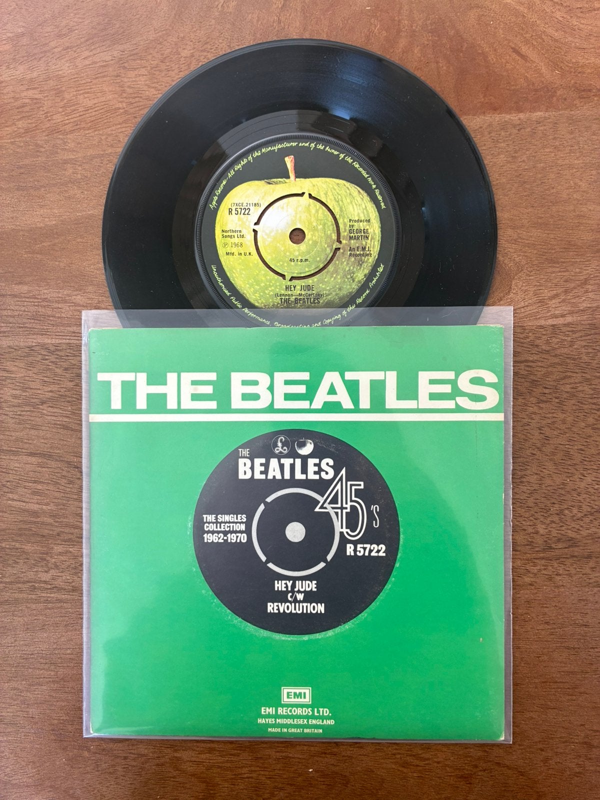 The Beatles - Hey Jude / Revolution, Cd's en Dvd's, Ophalen of Verzenden, 7 inch
