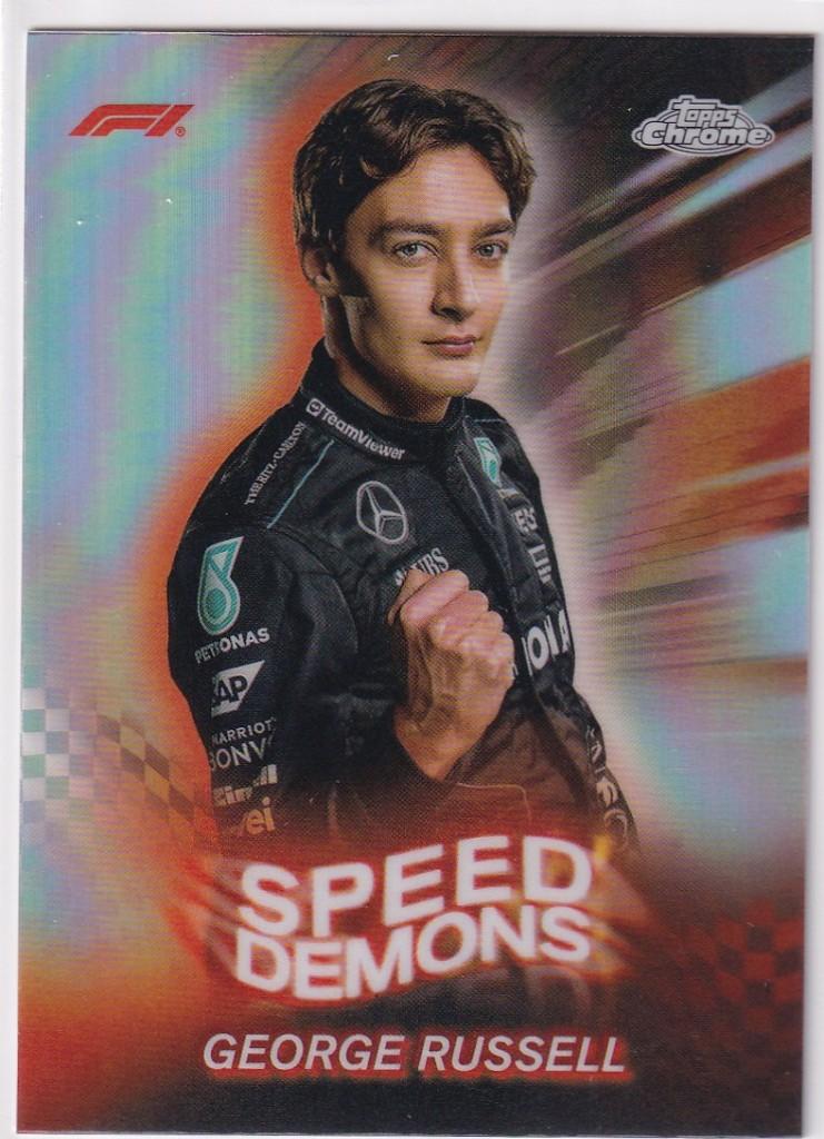 George Russell Speed Demons Refractor #SD-5, Verzenden, Nieuw, Formule 1