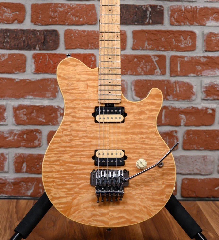 Music Man Axis – Natural Quilted Maple – 2008 - MINT!, Ophalen of Verzenden, Zo goed als nieuw, Solid body, Overige merken