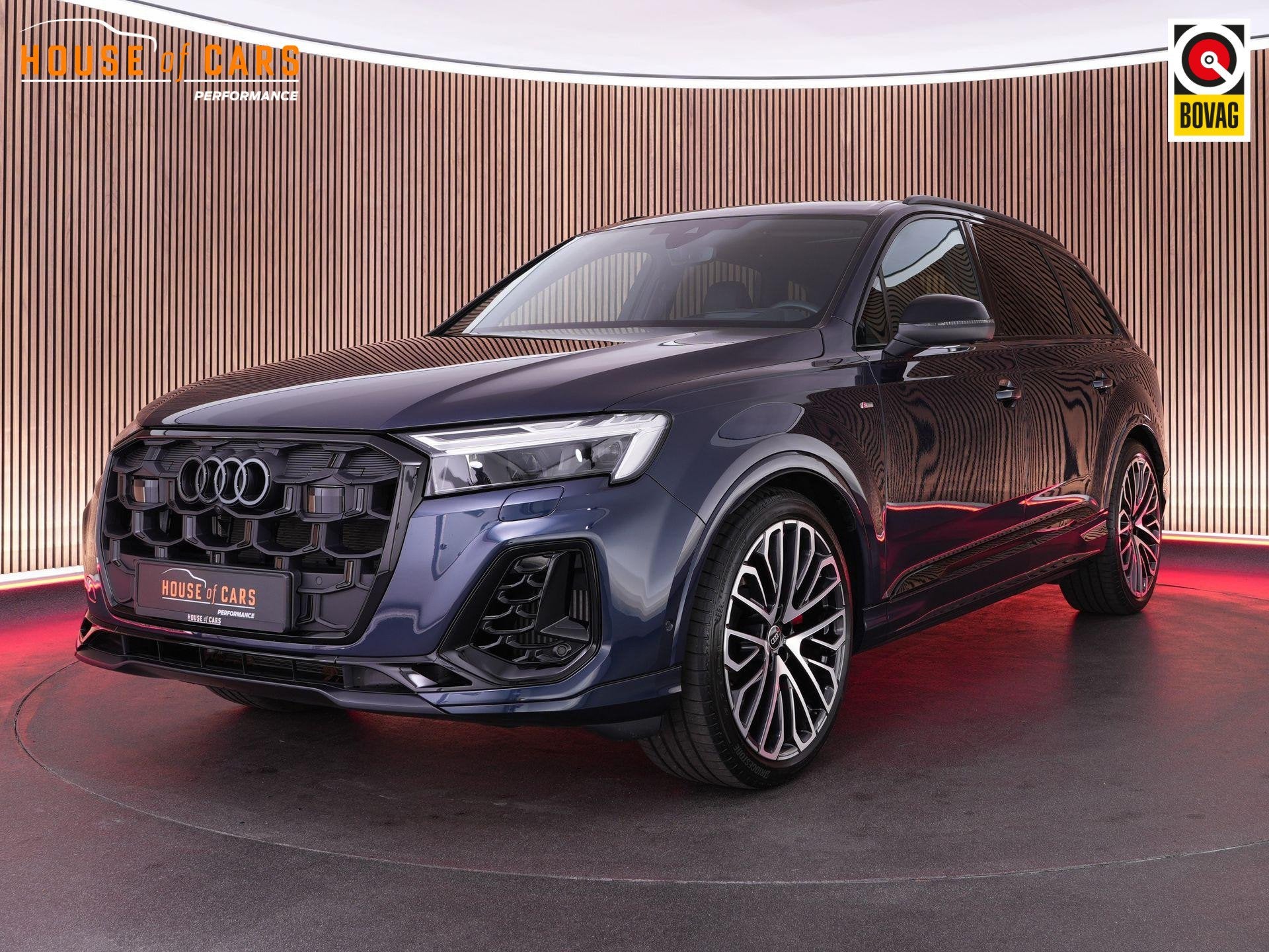 Audi Q7 60 TFSI e quattro Pro Line S Competition |achterasbe, Automaat, Gebruikt, 2995 cc, Blauw