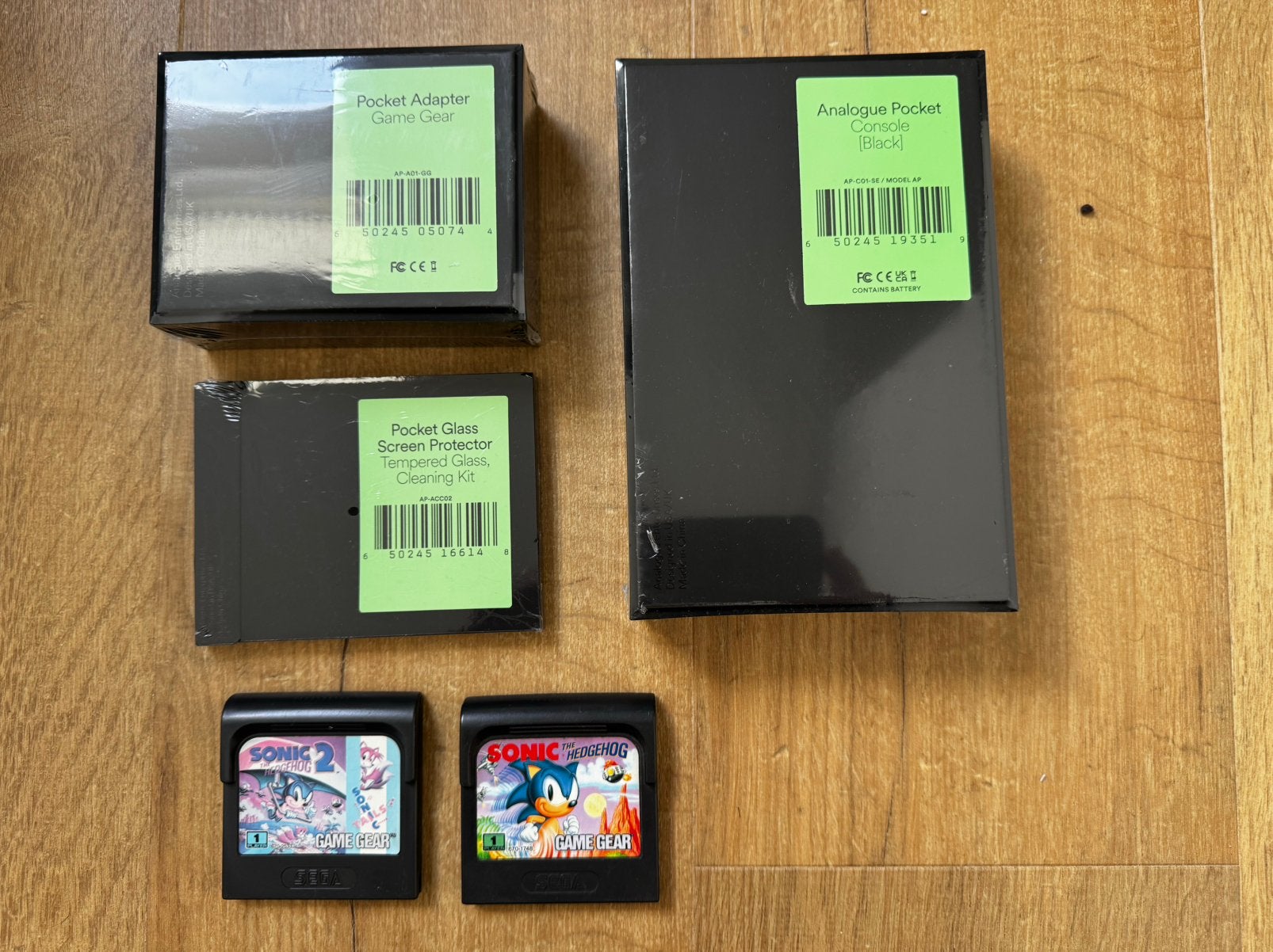 Analogue Pocket Zwart + Game Gear - Geseald/Nieuw!, Ophalen of Verzenden, Nieuw, Game Boy Color, Met games