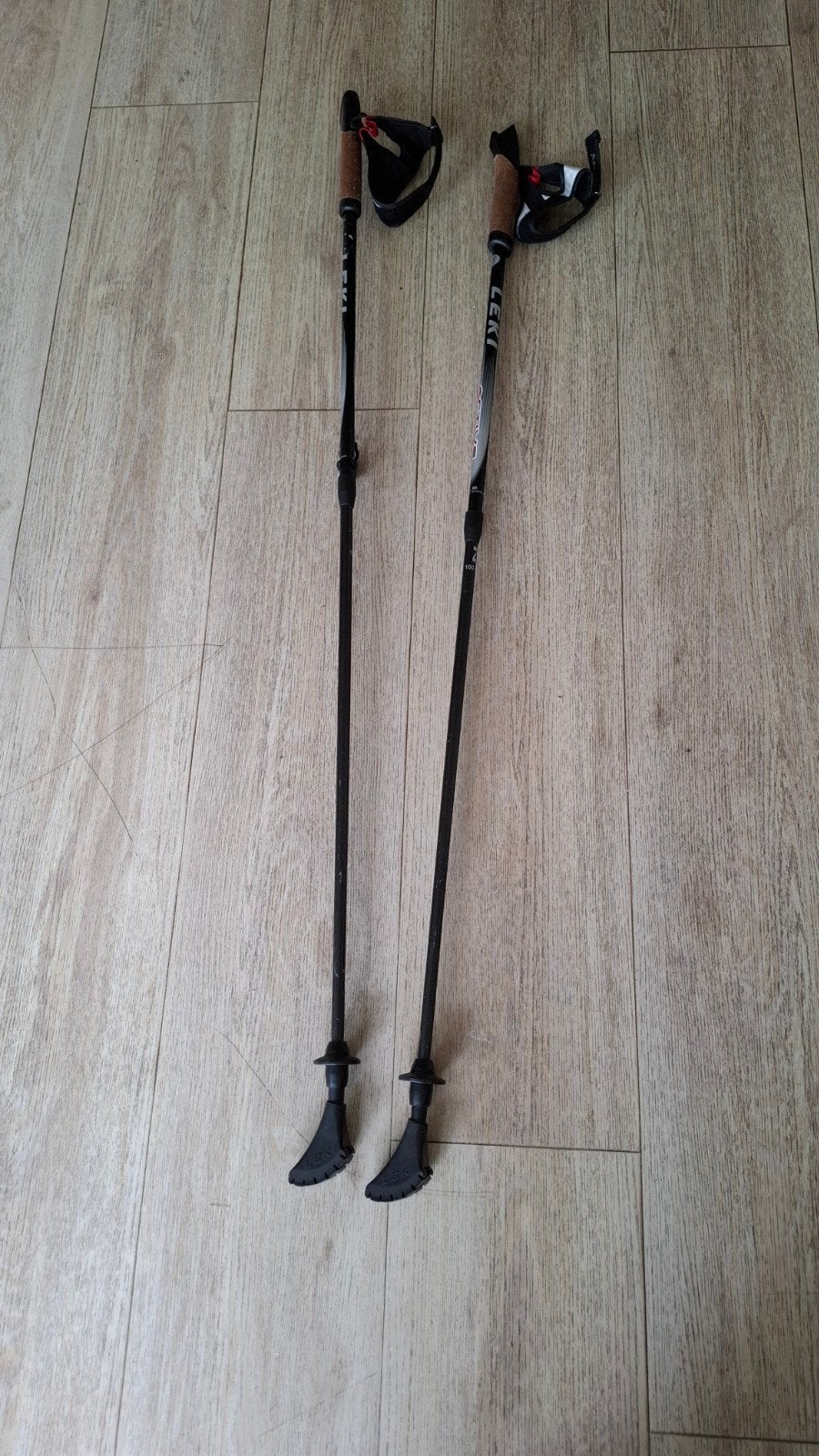 Leki Wandelstokken - Nordic Walking Stokken, Ophalen of Verzenden, Gebruikt, Wandelstok