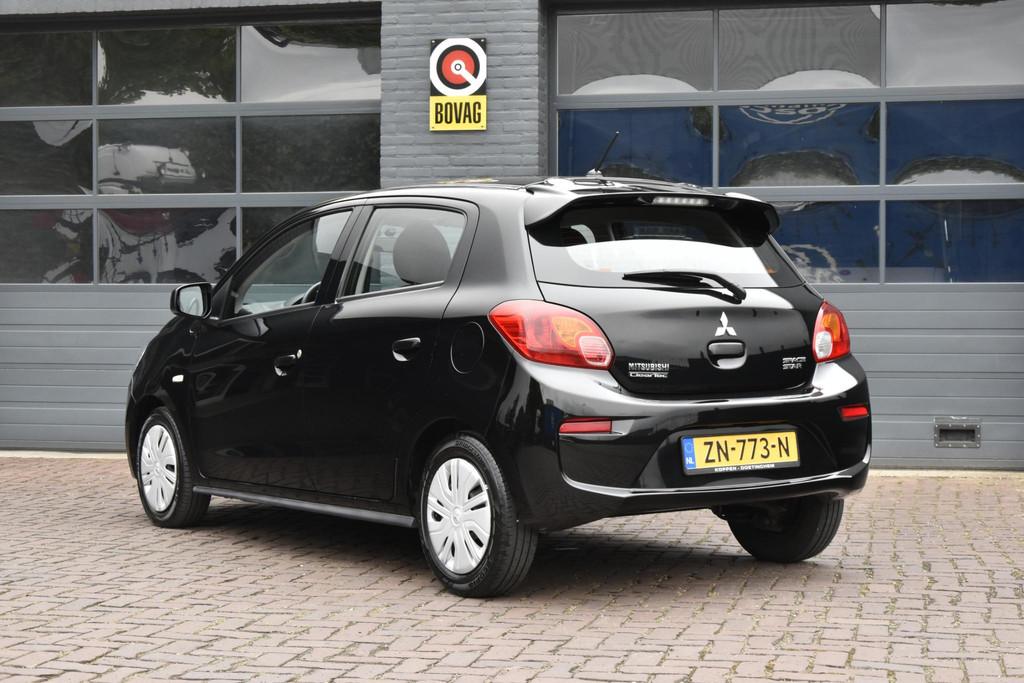 Mitsubishi Space Star 1.0 Cool+ Automaat, 12 maanden, Stof, Gebruikt, Zwart