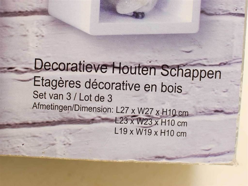 Decoratieve houten schappen 53803, Ophalen of Verzenden, Gebruikt