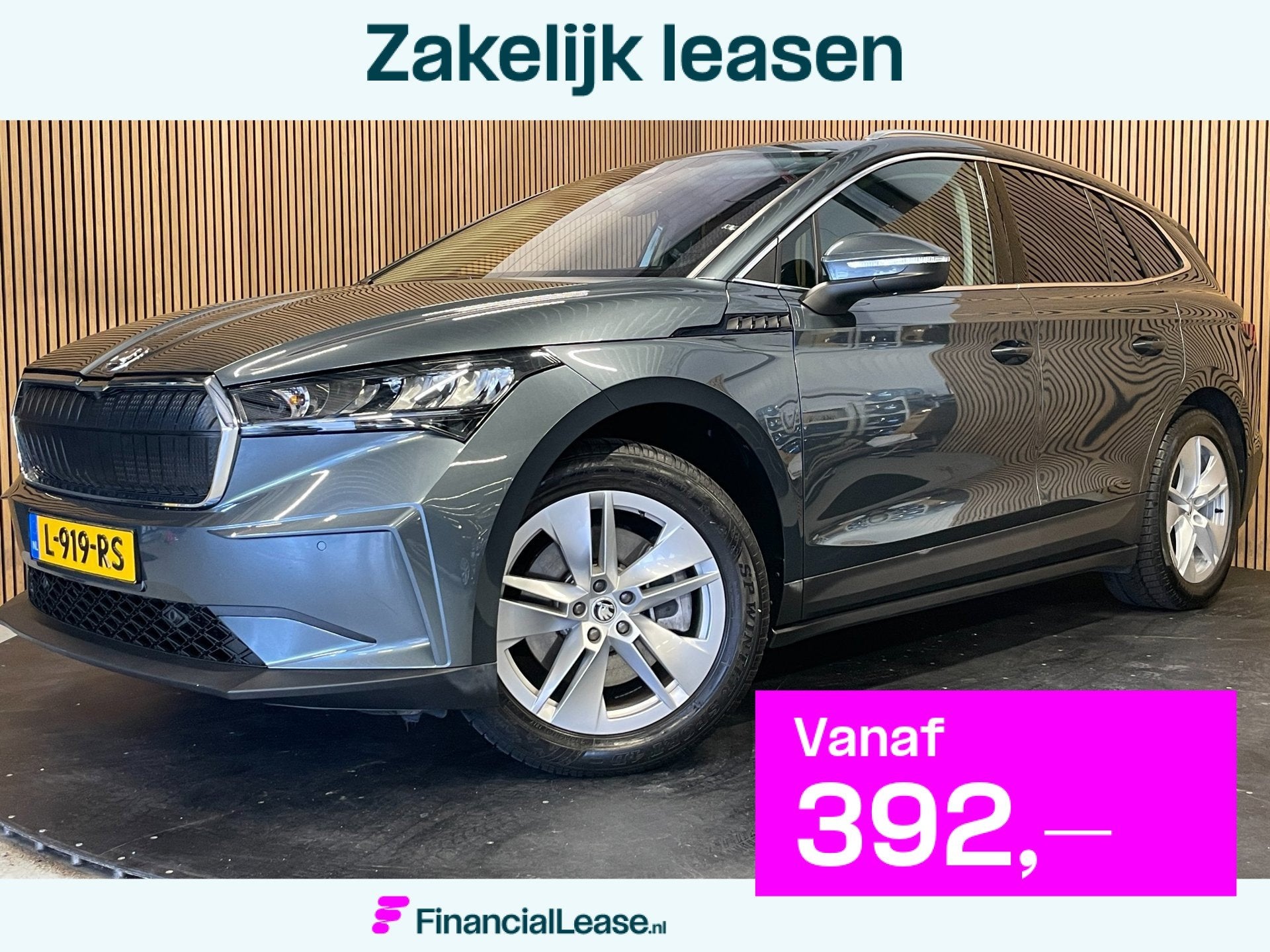 Skoda Enyaq iV 80|87% SOH|GROTE ACCU|ELEK.TREKHAAK||STUUR+ST, Dealer onderhouden, Achterwielaandrijving, Gebruikt, Adaptive Cruise Control