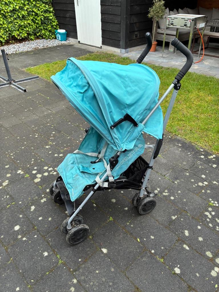 Koelstra buggy - Turquoise, Ophalen, Gebruikt, Koelstra, Verstelbare rugleuning