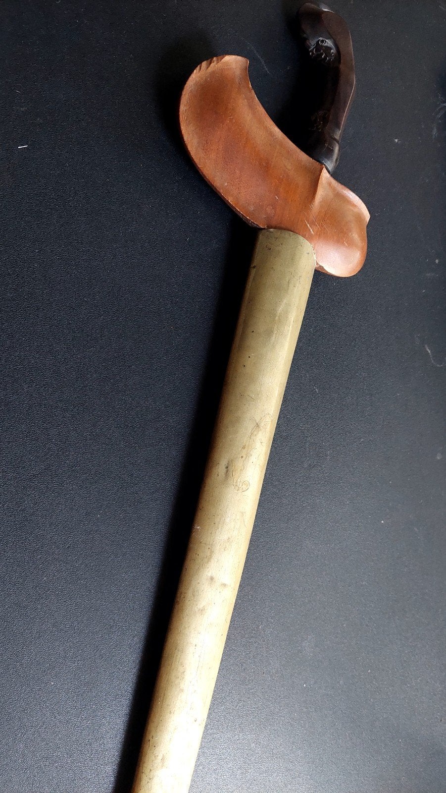 Antieke Indonesische Keris met Schede - Handgemaakt Wapen, Indonesië, Handgemaakt, Ophalen, Hout