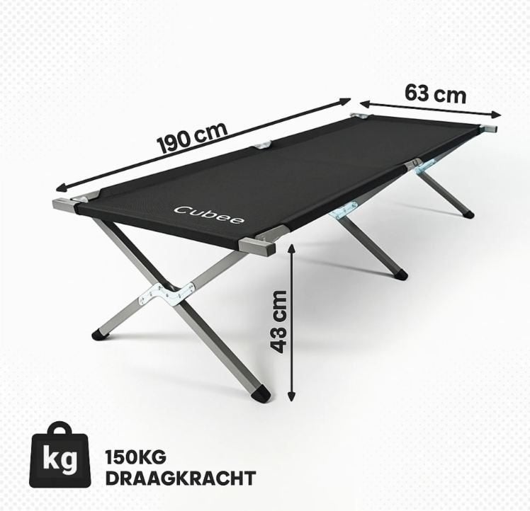 kampeerbed / veldbed - Nieuw, Caravans en Kamperen, Ophalen of Verzenden, Nieuw