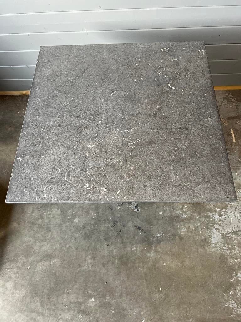 Val-eur tafel met marmer blad, Tuin en Terras, Tuintafels, Ophalen, Zo goed als nieuw, Rechthoekig