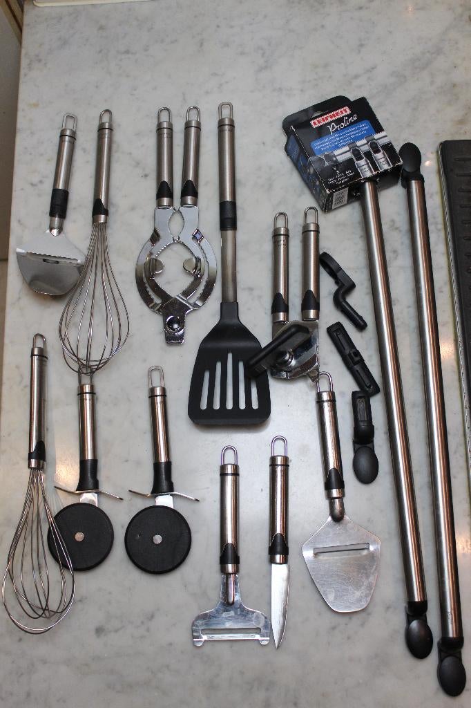 Leifheit Proline RVS Keuken Accessoires, Huis en Inrichting, Keuken | Keukenbenodigdheden, Zo goed als nieuw, Ophalen