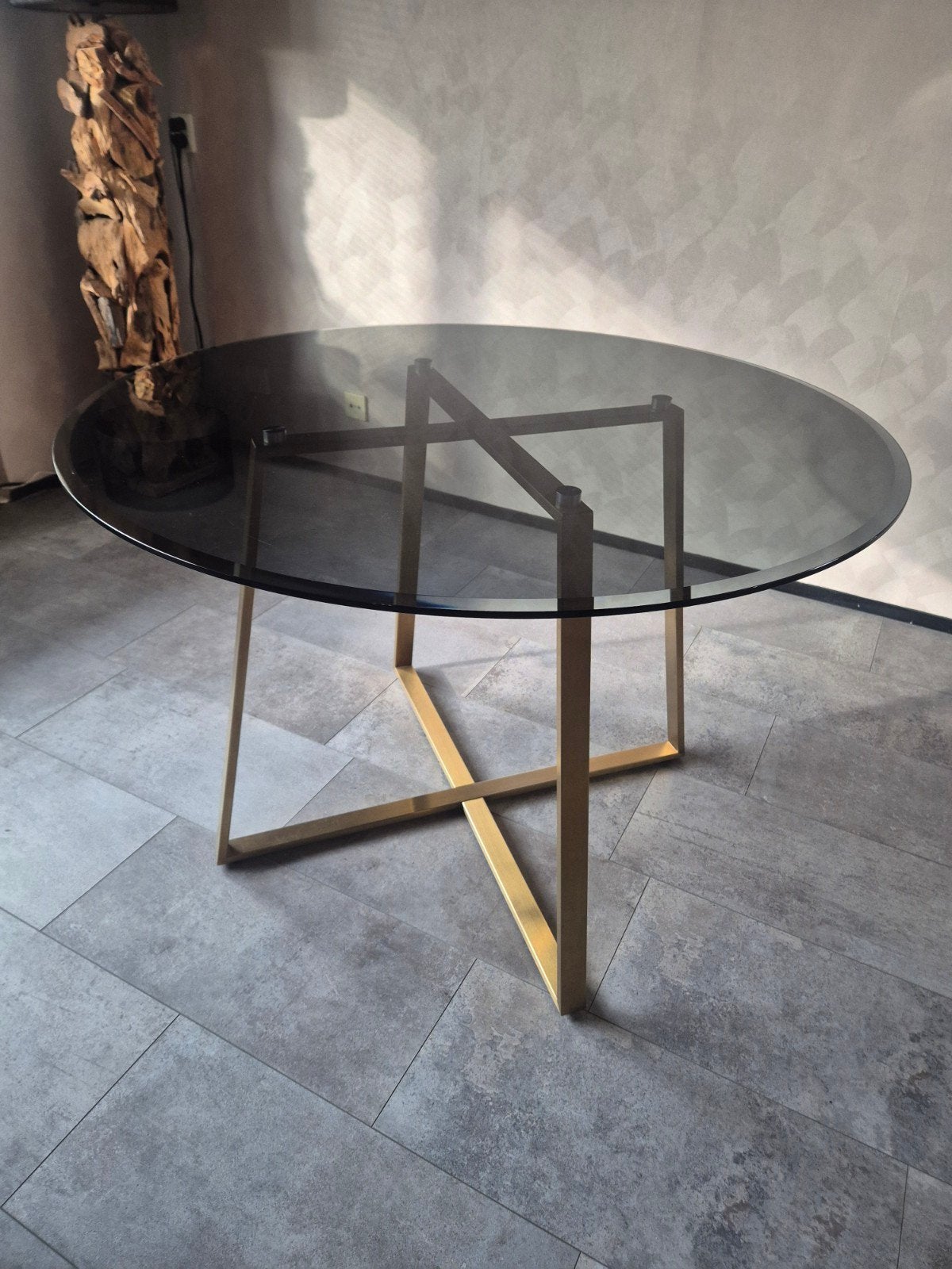 Ronde eettafel Made - Haku, Huis en Inrichting, Ophalen, Rond, Eric Kuster, Glas
