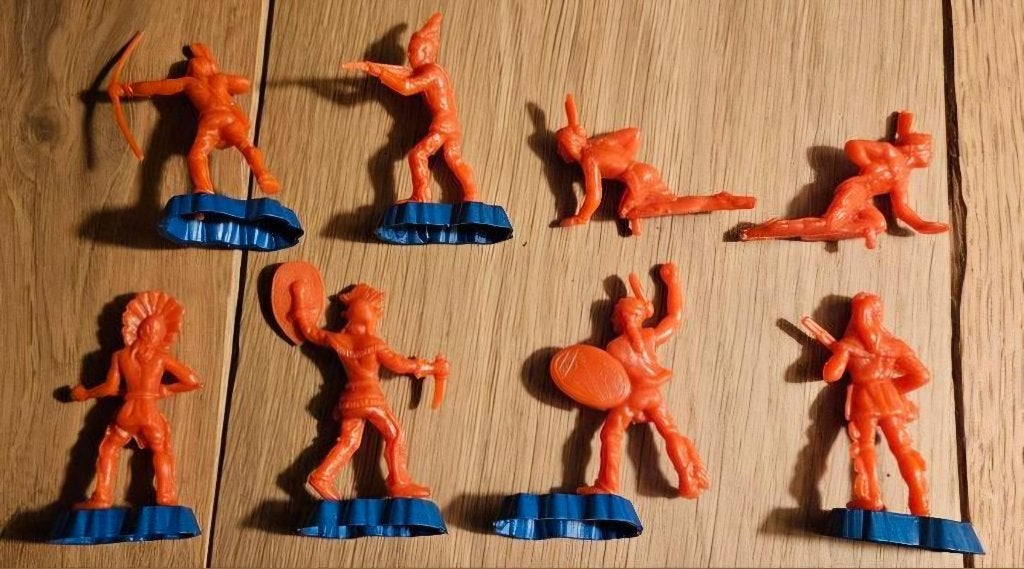Cowboys & indianen verzamelen, vintage poppetjes 6 cm 1960 !, Verzamelen, Poppetjes en Figuurtjes, Ophalen of Verzenden, Nieuw