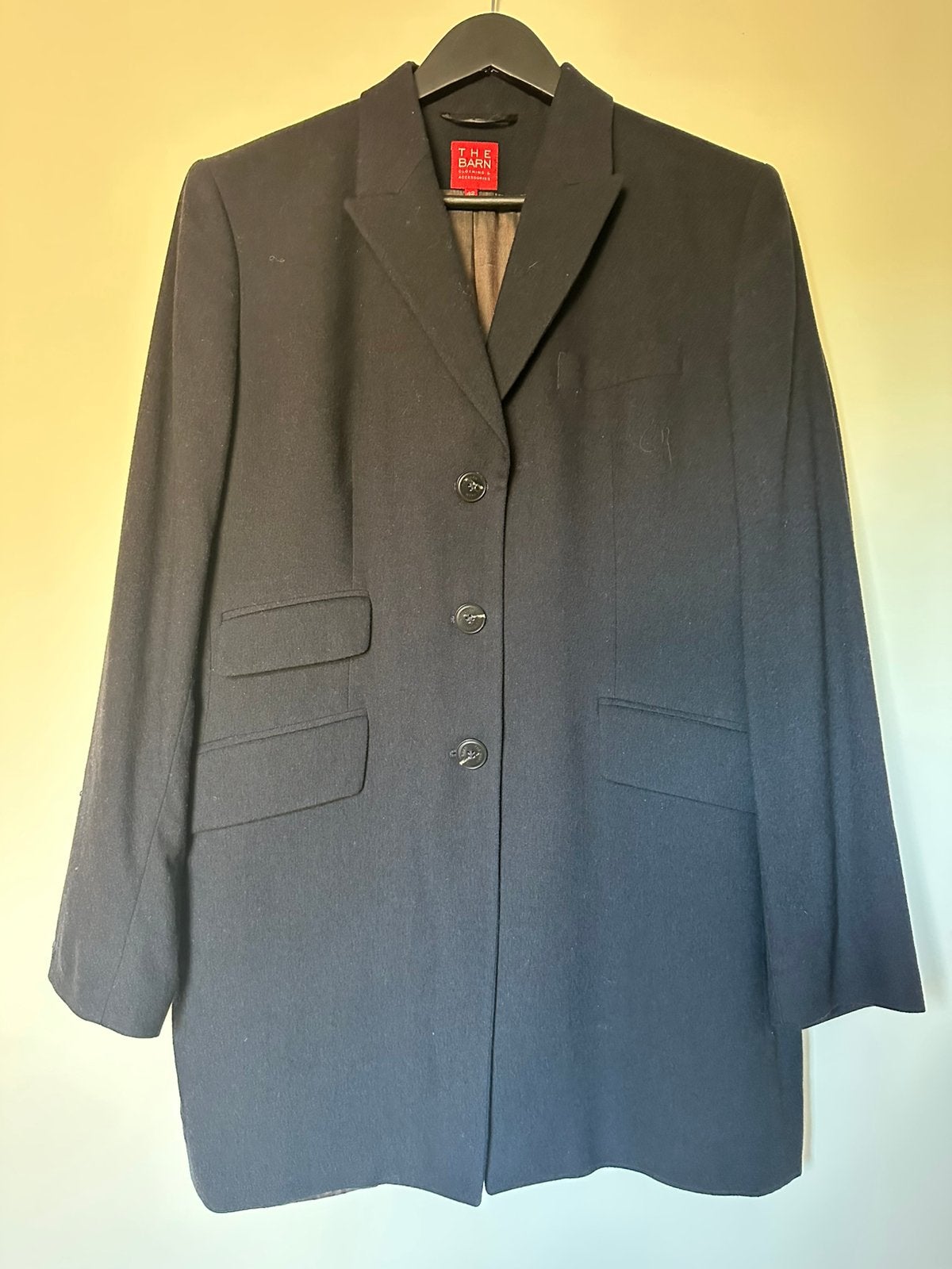 Purdey dames koetsiers jas The Barn donkerblauw maat 42, Ophalen of Verzenden, Zo goed als nieuw, Maat 42/44 (L), Blauw