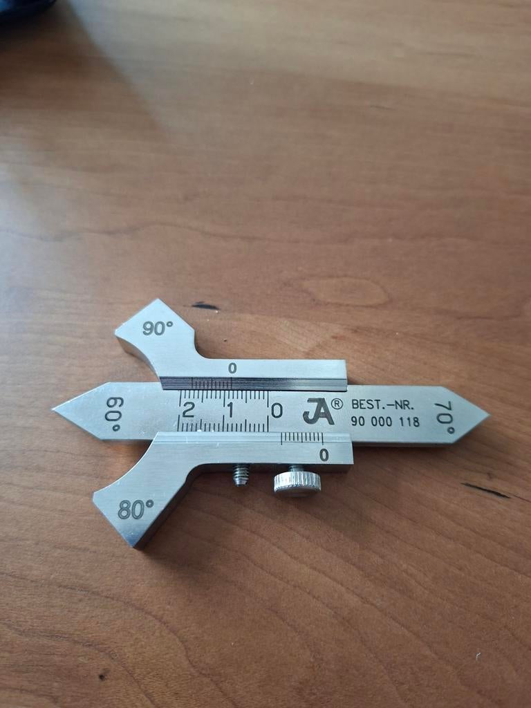 Hoeklasmeter - Nauwkeurige metingen voor laswerk, Ophalen of Verzenden, Gebruikt, Overige meters