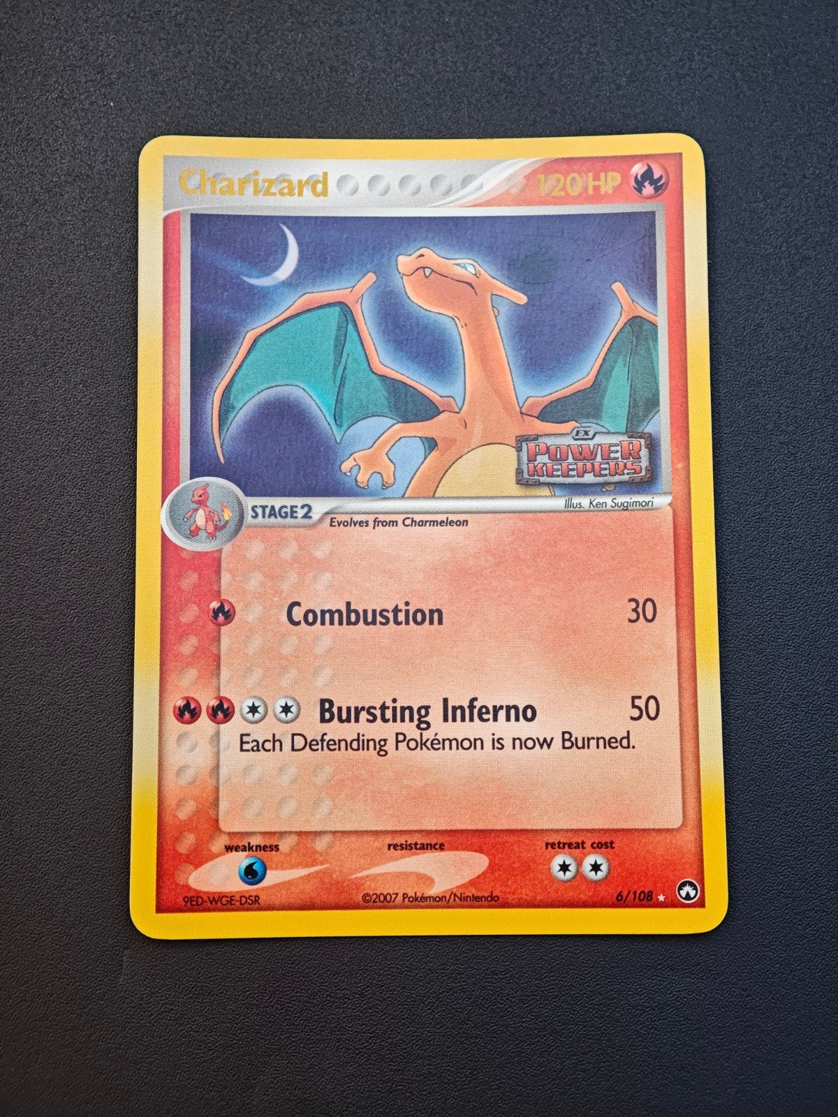 Charizard 6/108 Holo Power Keepers, Ophalen of Verzenden, Losse kaart, Foil