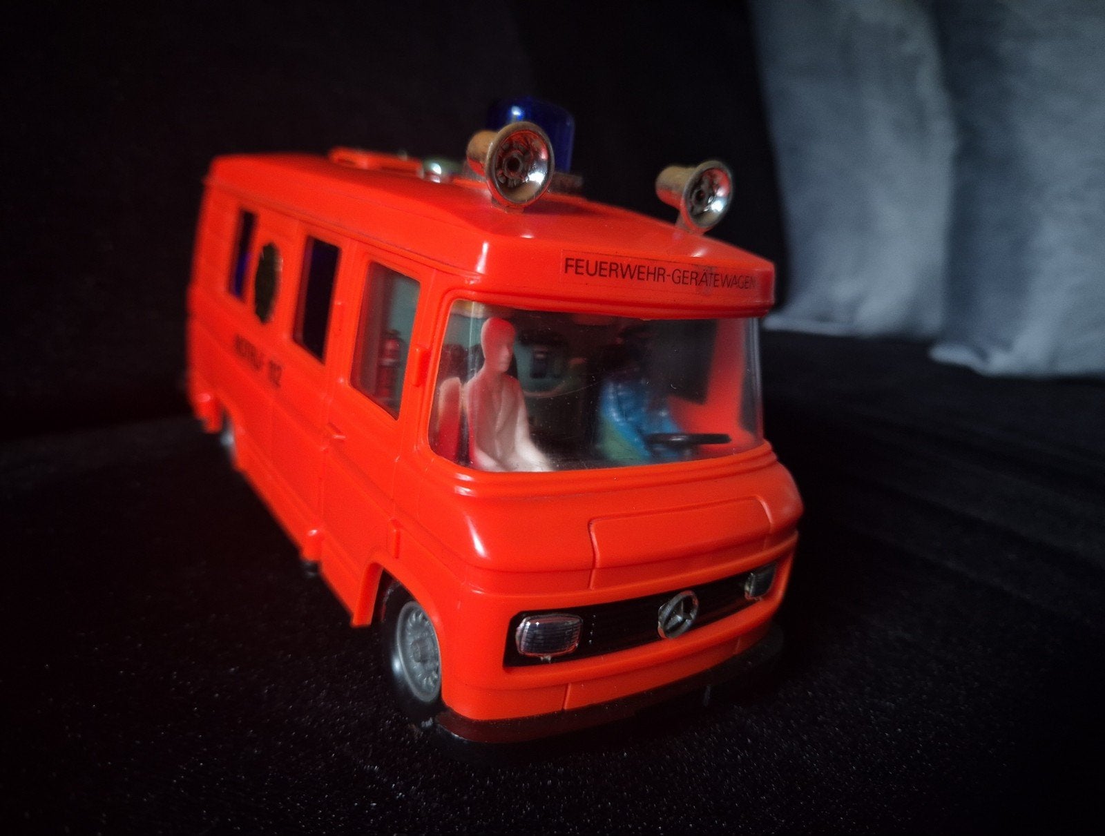 Vintage Brandweerwagen Kunststof Jaren '70, Ophalen of Verzenden, Gebruikt